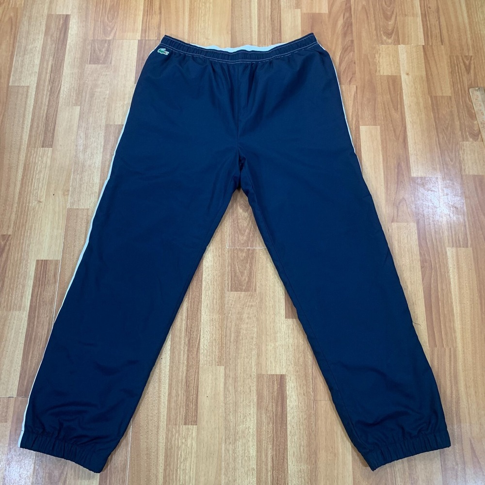 Lacoste Sport Joggers Mens 2XL Size 7 Blue Sweatpants Athletic Tennis